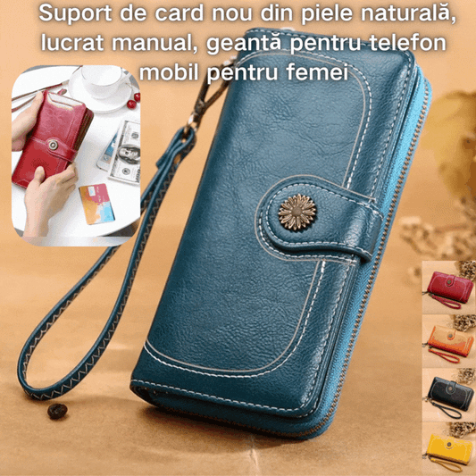 【45% OFF】✨ Novi kožni držač za kartice, ručno izrađen, torbica za mobilni telefon za žene