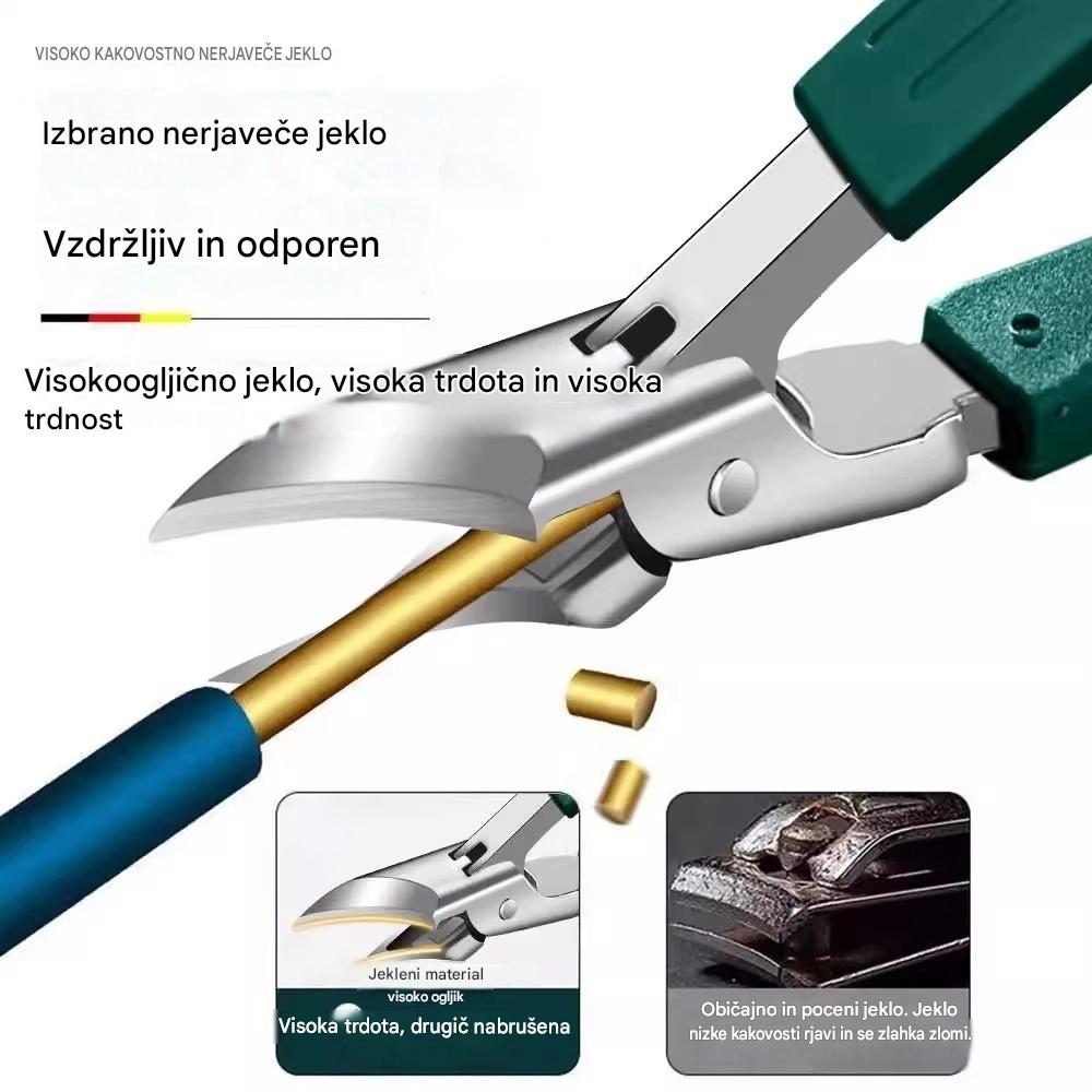 🔥 Ščipalniki za nohte z zaščito pred brizganjem in robom pod kotom 25° (komplet 3 kosov)