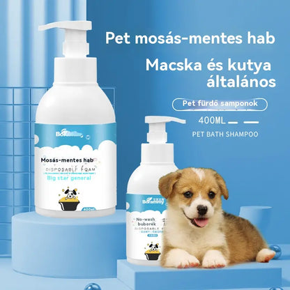 🐱🐈 Gyengéd növényi alapú szagtalanító hab háziállatoknak, Állatsamponok