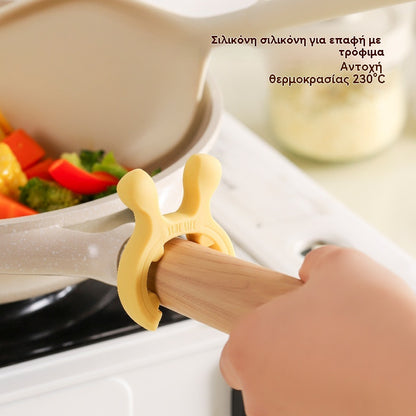 🍲 【9 druhov】💛 Vysokopevnostný silikón – vhodný do každého hrnca!