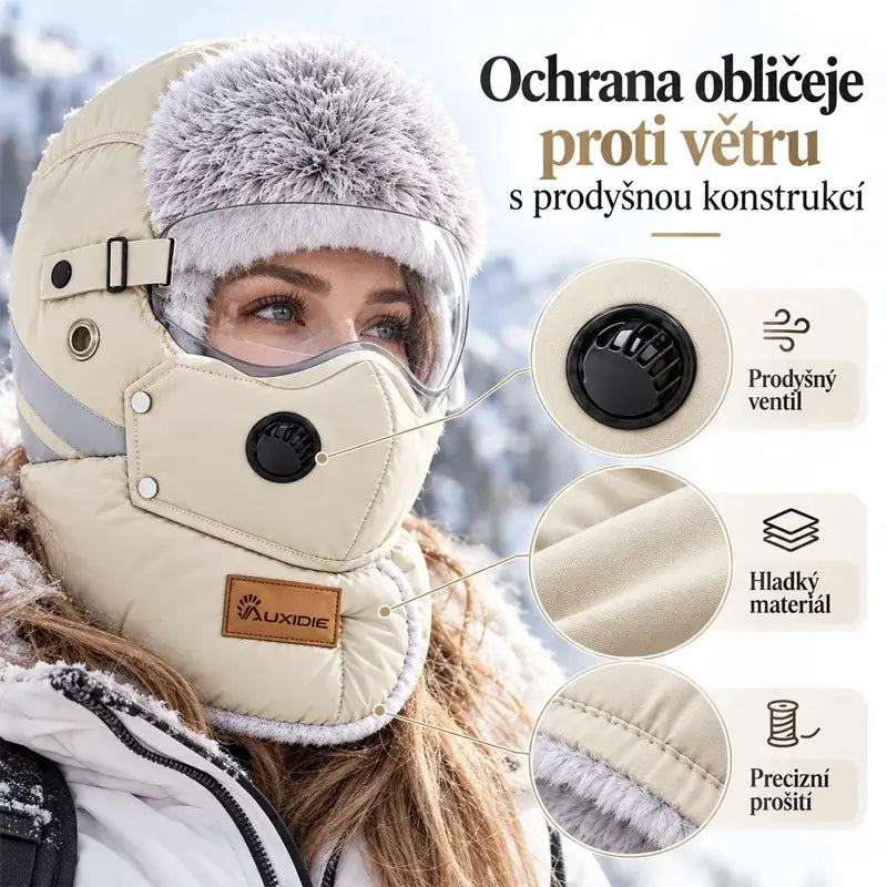🧢👍 Meleg kerékpáros sapka hideg időre – szélálló, fülvédővel
