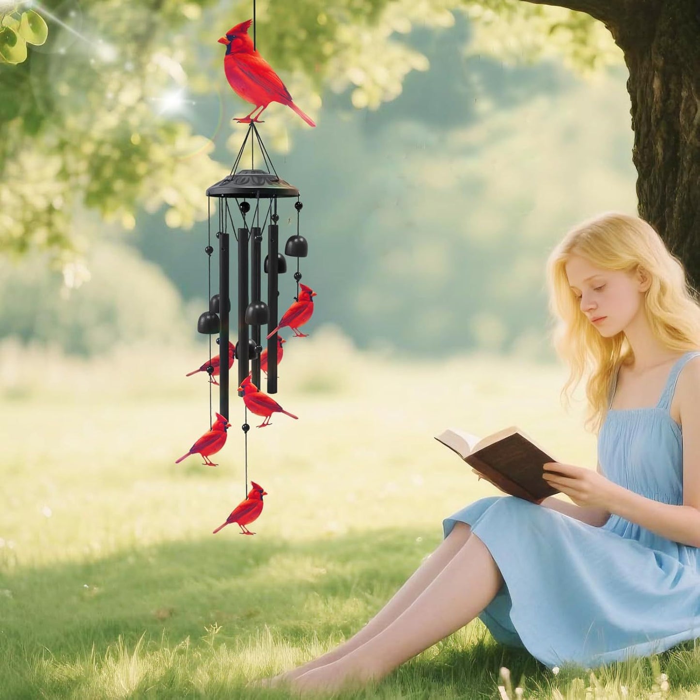 🕊️🙏 Retro fém emlékharang a kertbe - Időtlen szépség, nyugtató hangulat és megható emlék megörökítése 🎐🍃