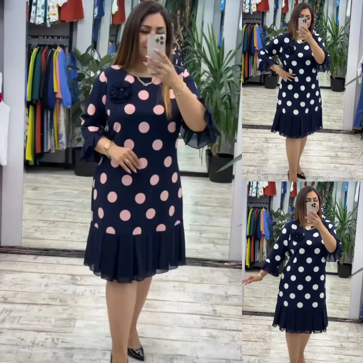 💟【S-5XL】🍂🍁👗 2026 őszi divatruha – klasszikus, elegáns és egyszerű fazon.