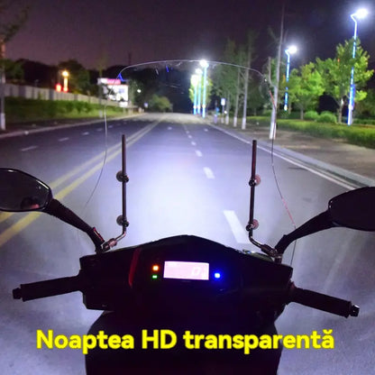 💥💥🏍️【Grubość 2,0 mm, wysokość 37 cm】2026 nowa szyba przednia do motocykla, pojazd elektryczny, uniwersalna szyba przednia