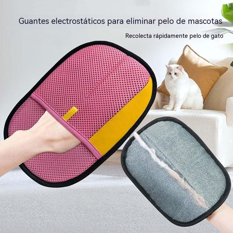 🐱💥【5 piezas】Guantes para eliminar el pelo de mascotas, nuevo estilo verano 2026, cómodos y antiestáticos.