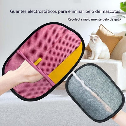 🐱💥【5 piezas】Guantes para eliminar el pelo de mascotas, nuevo estilo verano 2026, cómodos y antiestáticos.