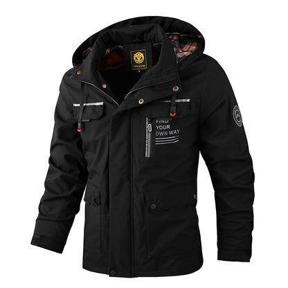 🔥50% kedvezmény ma🔥【M–6XL】2026-os új, vastag, meleg, szél- és vízálló férfi dzseki