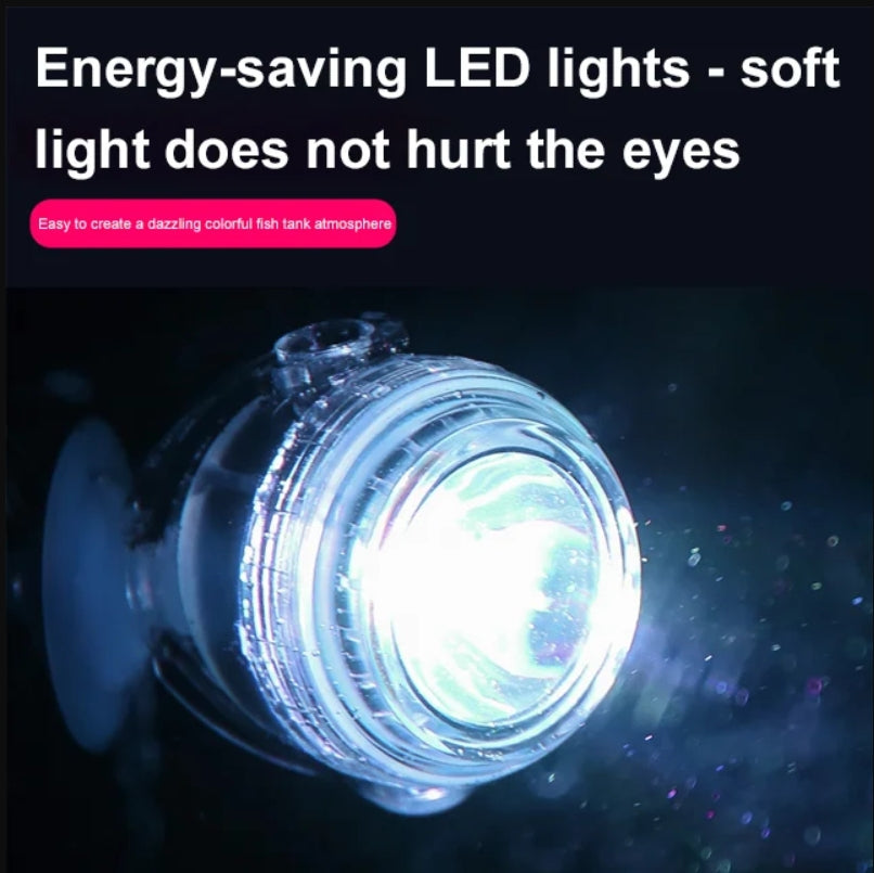 🐟🐠 Потопяем LED прожектор за аквариум, цветна светлина с дистанционно управление за водни растения.