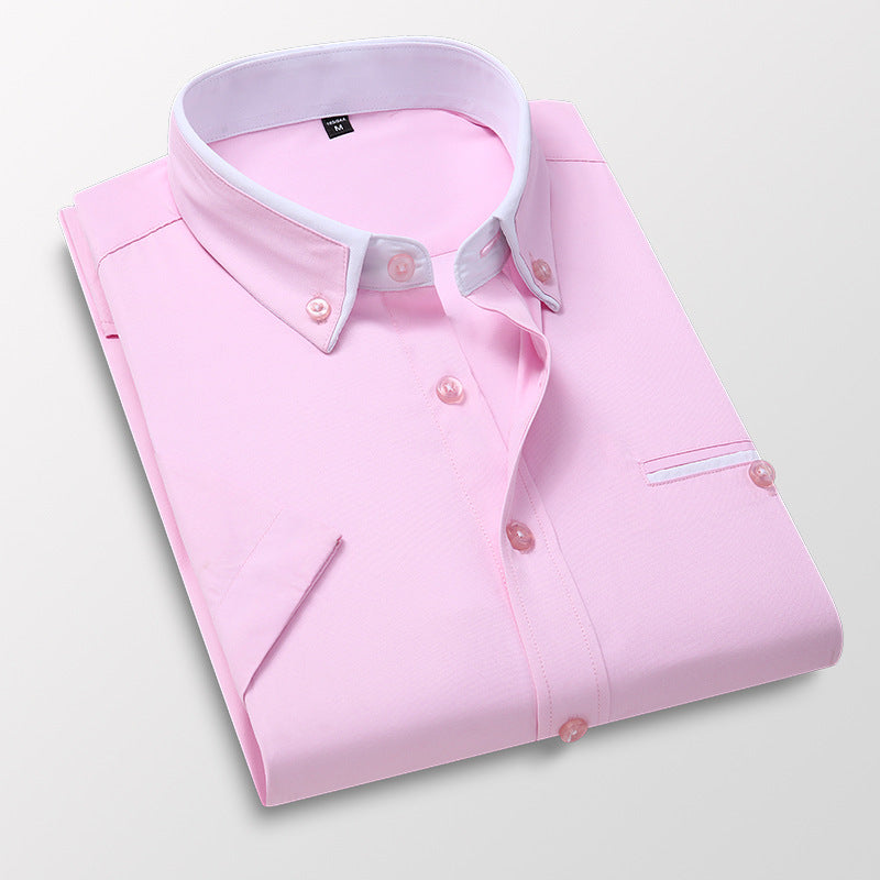 【M-5XL】 Nowa, oddychająca koszula biznesowa męska w stylu casual