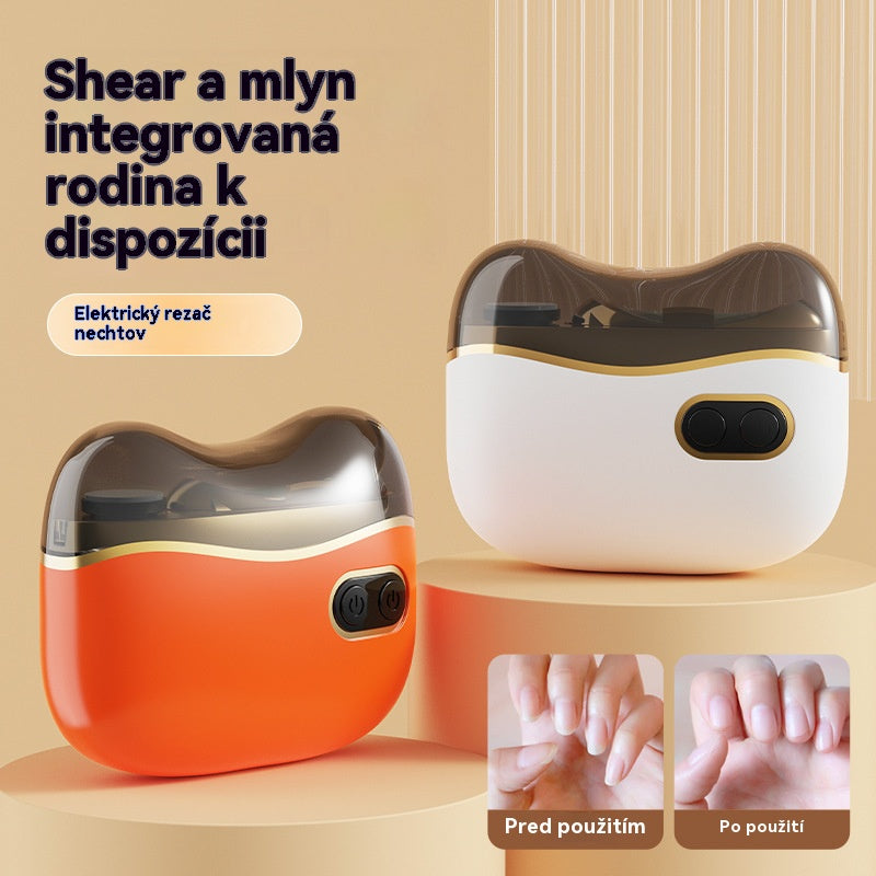 30% OFF✂️💅🔥¡Compra 1 y llévate otro gratis!🔥 Lima de uñas eléctrica multifuncional, cortauñas eléctrico con protección antipellizcos