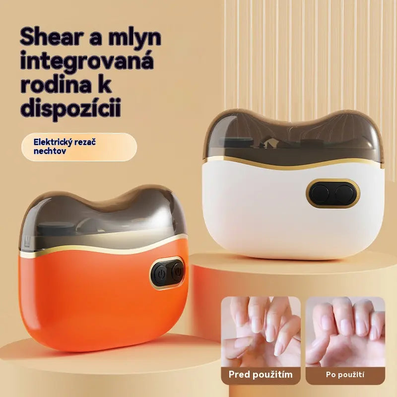 💅👌 Multifunkční elektrická bruska na nehty, elektrické kleštičky na nehty s ochranou proti svírání