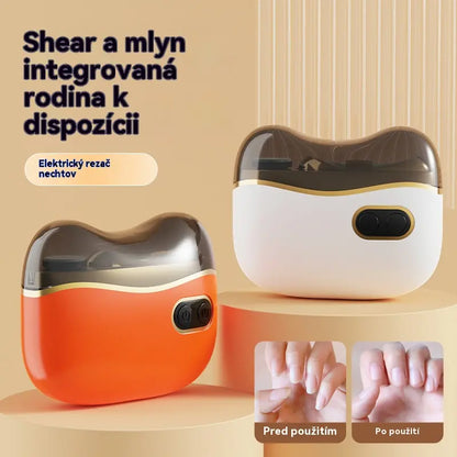 💅👌 Multifunkční elektrická bruska na nehty, elektrické kleštičky na nehty s ochranou proti svírání