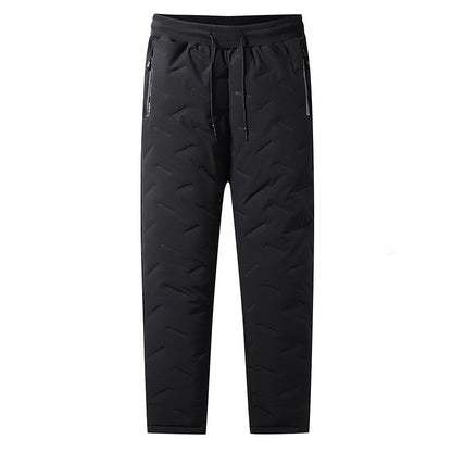 [L-7XL, 45-125kg] Téli polár és vastag báránygyapjú nadrág, vízálló, meleg és kényelmes