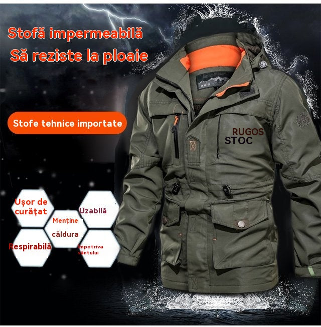 🔥【M-5XL】Ανδρικό αδιάβροχο και αντιανεμικό μπουφάν, Φθινόπωρο 2025