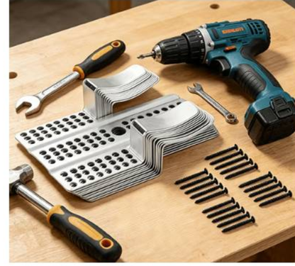 【10 artículos】Los clips de fijación para paneles de yeso se adaptan a paneles de 1/2" y 5/8" para reparar paredes dañadas.