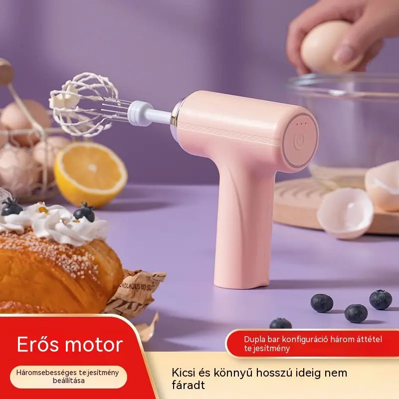 🍰✨2026 Új vezeték nélküli elektromos tojáshabverő otthoni használatra
