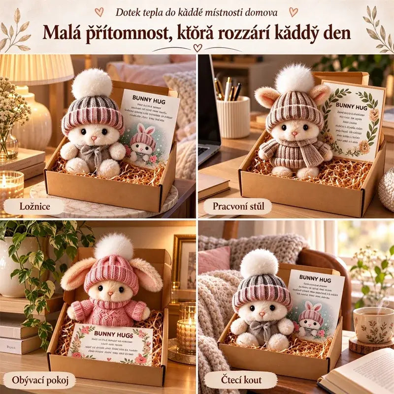 🎁🐇Mini plüss nyuszi - aranyos húsvéti ajándék