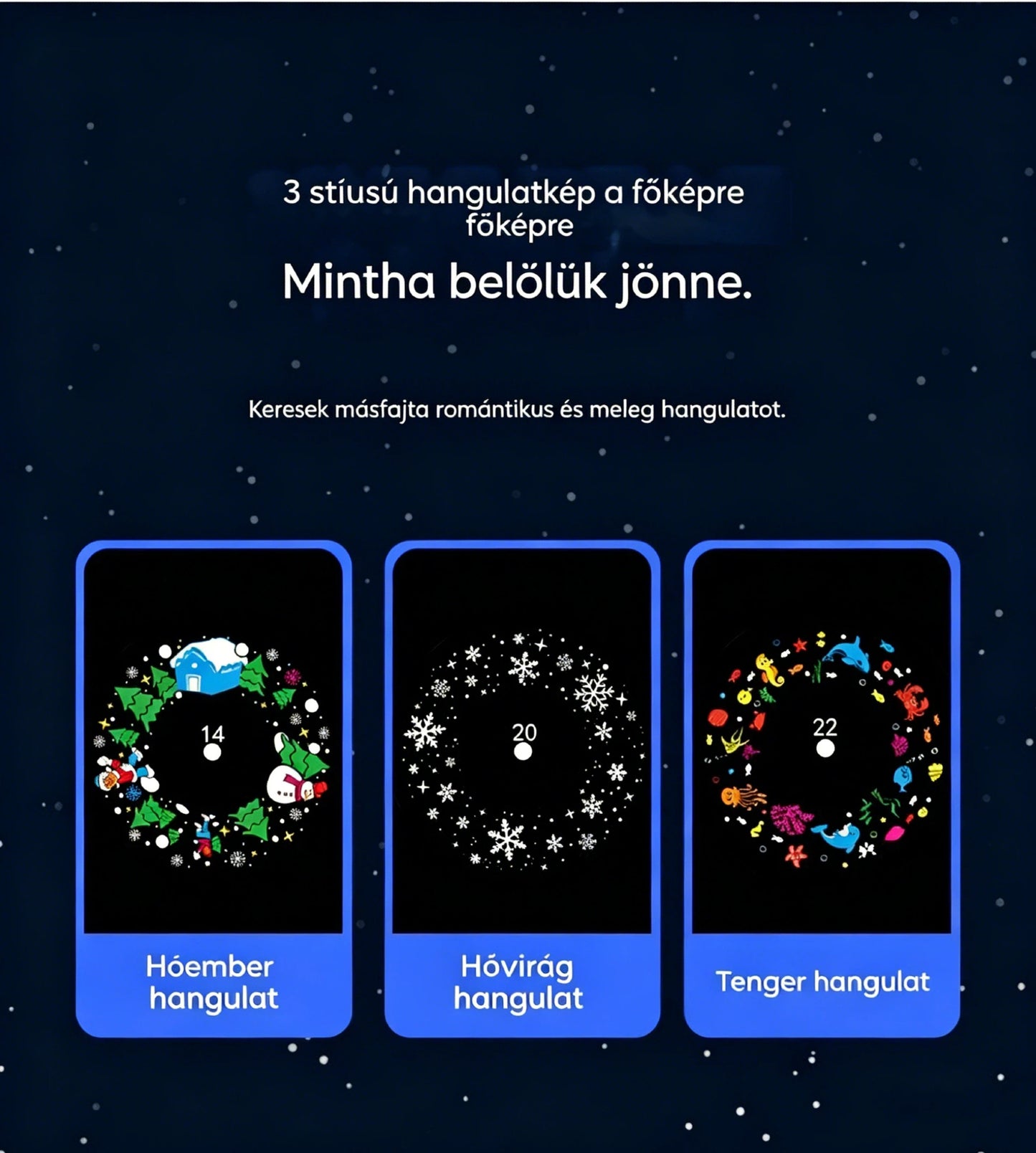 💖🌙2026 Dinamikusan Forgó LED Projektorlámpa! ☁️🔥✨