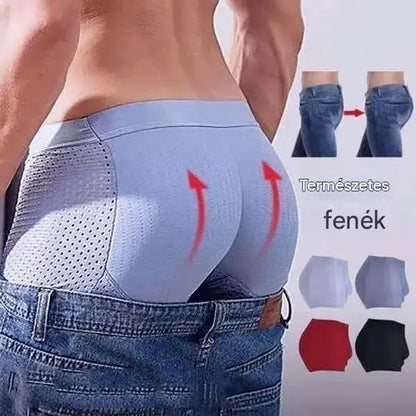 【🔥Hot Sale】Férfi kényelmes, légáteresztő hálós boxeralsó