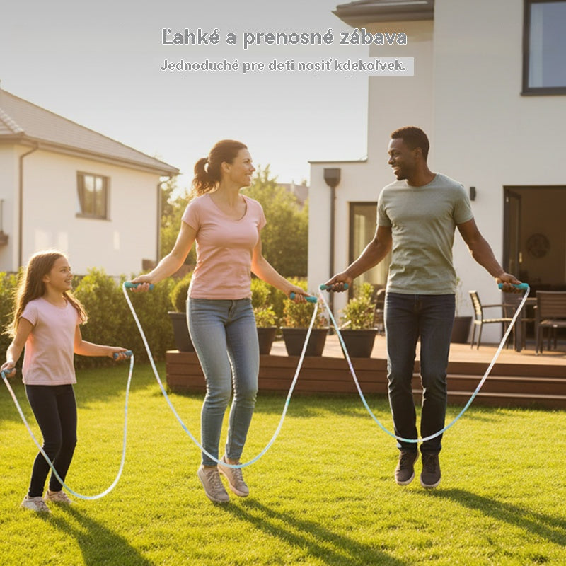 🏃【Compra 1, llévate 1 gratis】🌈 Cuerda para saltar con luz LED para niños