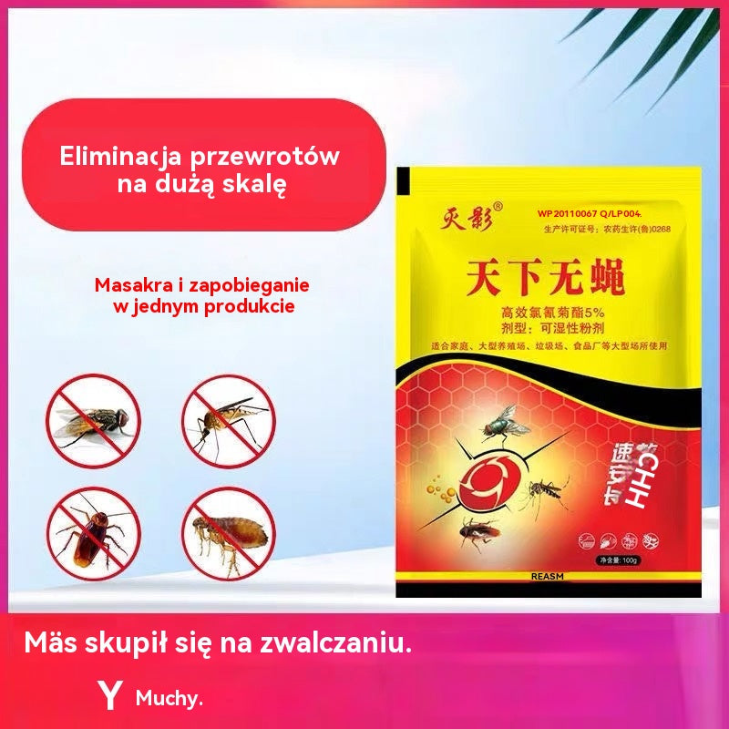🦟【6 torebek】❤️Specjalnie zaprojektowane do zabijania komarów i much na farmach, jedno opakowanie zabija pchły/szarańczę/karaluchy/muchy/komary!