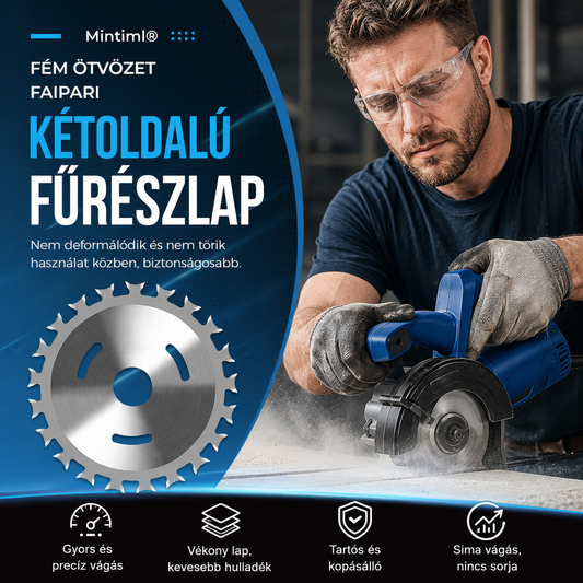 💥Famegmunkáló ötvözetből készült kétoldalas fűrészlap