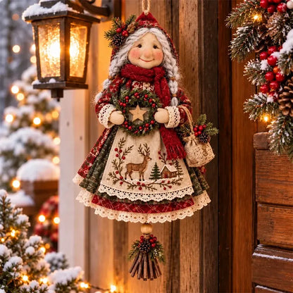 🎄❤️Aranyos, praktikus és hordozható "Sok szerencsét nagyi" dekoráció - egy csipetnyi meleg hangulatot kölcsönöz.