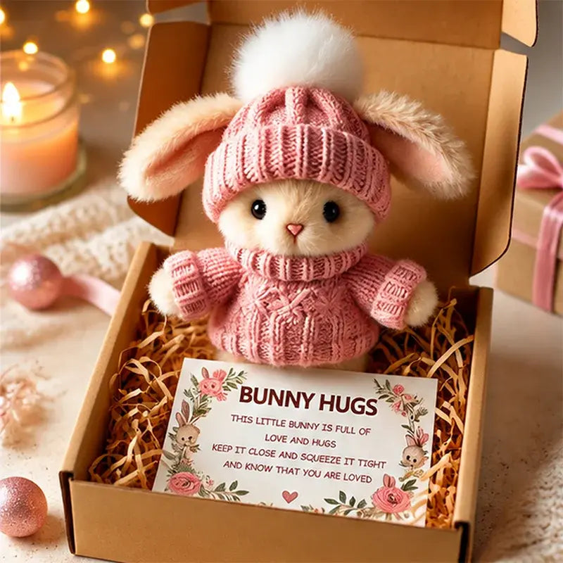 🎁🐇Mini plüss nyuszi - aranyos húsvéti ajándék