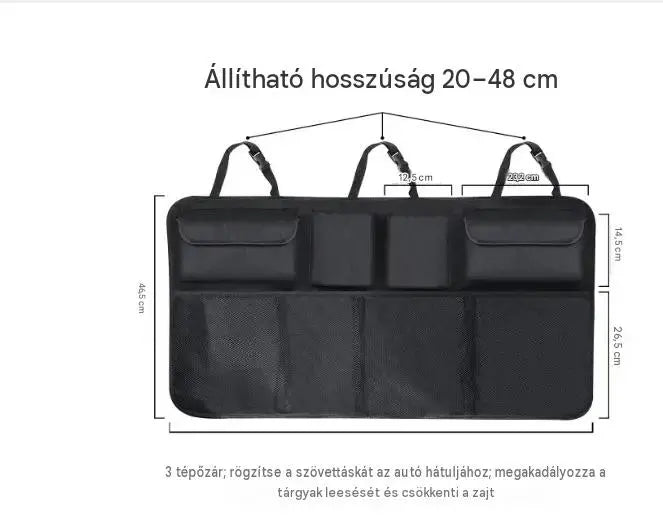 ⏳Korlátozott ideig tartó ajánlat⏰ Függeszthető csomagtartó-rendszerező – Nagy kapacitás, helytakarékos kialakítás és tartós Oxford-szövet🚗