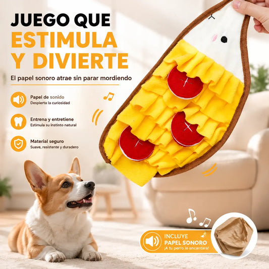 Alfombrilla olfativa para perros, juguete educativo y antiestrés para mascotas.
