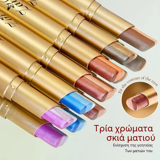 🏳️‍🌈👁️Farebná tyčinka na očné tiene - Hladká textúra pre očarujúci očný make-up