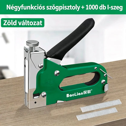 🔩💥 4 az 1-ben szegezőpisztoly: Időt és energiát takarít meg a bútorok felszerelése és rögzítése során.