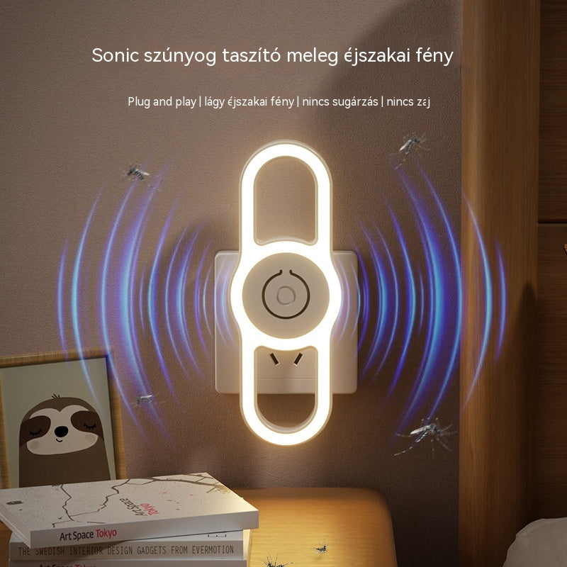 🦟【Egyet fizet kettőt kap】Sound Wave szúnyogriasztó éjszakai fény: Fizikai szúnyogriasztó, biztonságos és hatékony💡