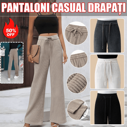 🔥【Kup jeden a jeden dostaneš zdarma】👖 Nové sametové ležérní kalhoty se širokýma nohama, velmi pohodlné na nošení.