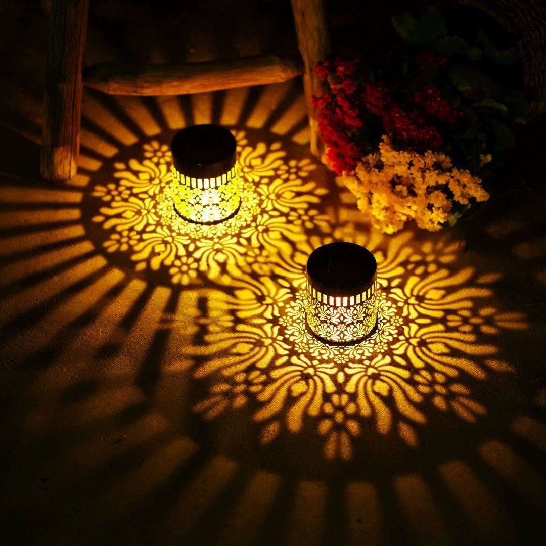 💡🦋🔥Vásárolj egyet, kapsz egyet ingyen🔥Napenergiás Mandala Projektor Kültéri Lámpa