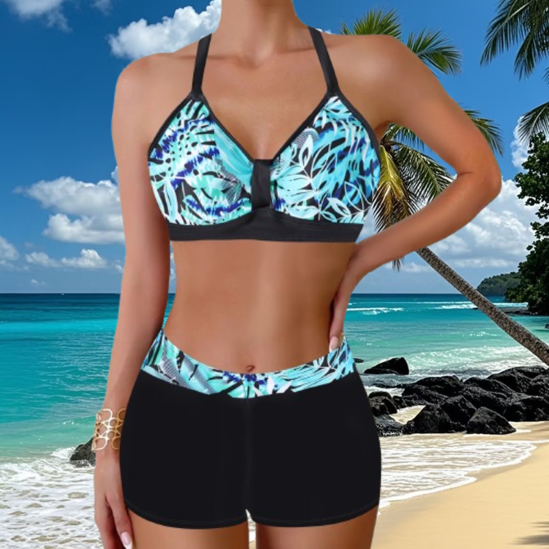 🏖️👙【S-5XL】🌴 Kupaći kostim s printom, savršen za odmor na plaži - brzo se suši, udoban je i prozračan ✨