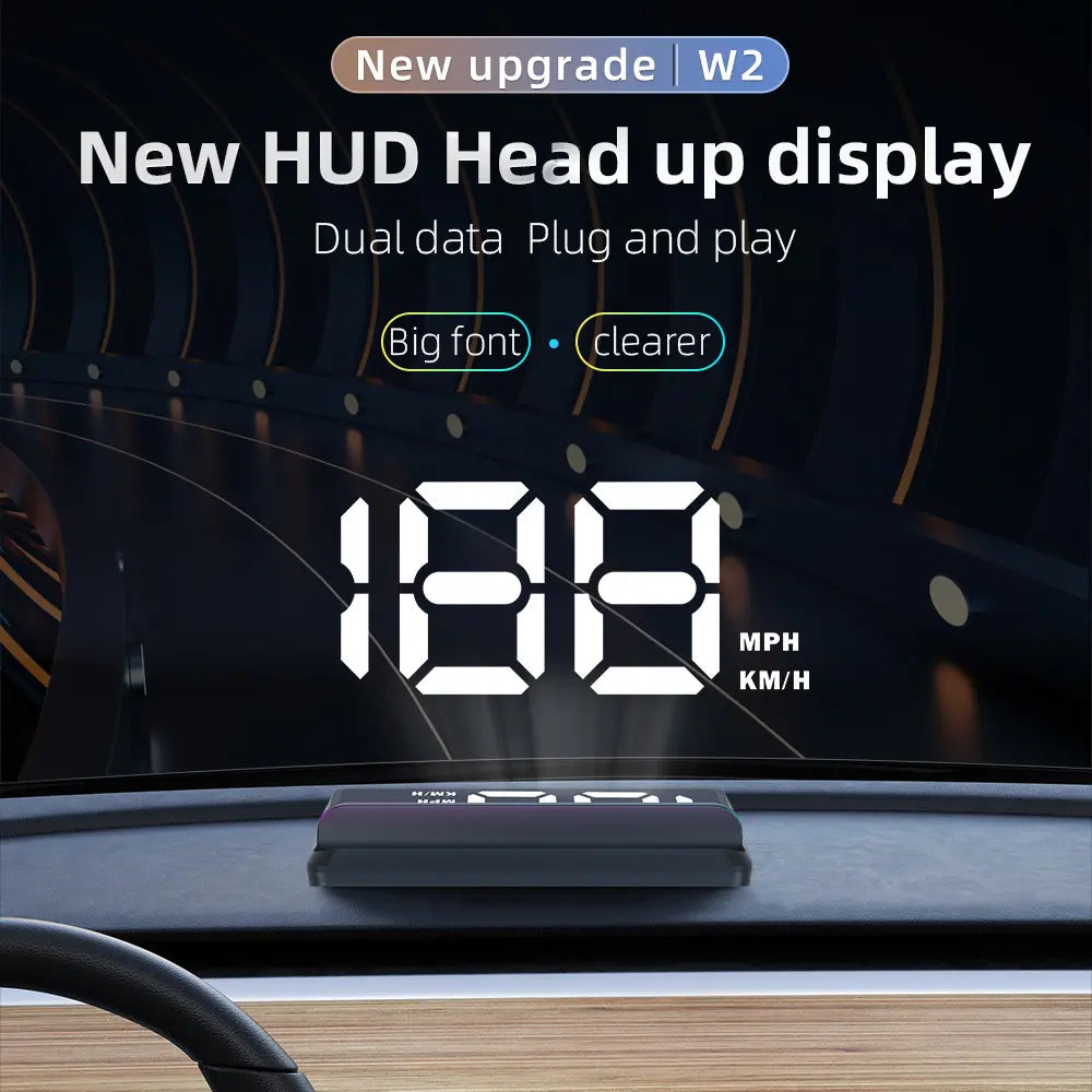 🚗🛰️ Head-up displej (HUD) s digitálnym tachometrom a navigačným systémom – majte oči na ceste a vyhnite sa pokutám. 50% zľava!