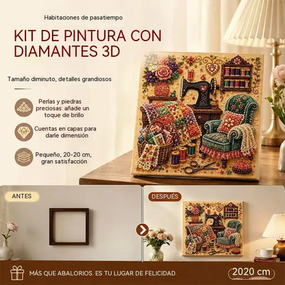 📢📢 1 darab 8300 Ft ⏰ „Creative Escape” gyémántkirakó készlet