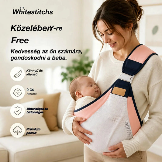 👶 Könnyű, ergonomikus babahordozó | Ideális sétákhoz és utazáshoz ✈️