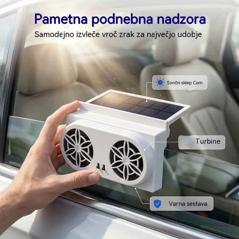 50 % POPUSTA🌀Ventilator za avto na sončno energijo
