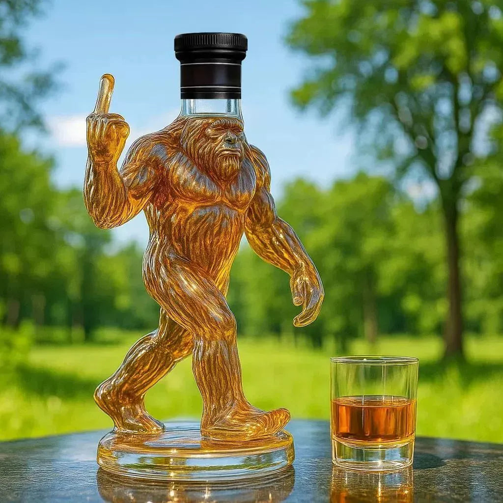 Whiskey palackkészlet vicces dizájnnal (300-330ml)｜10 kreatív és eredeti modell｜Eredeti ajándék és stílusos bárdekoráció