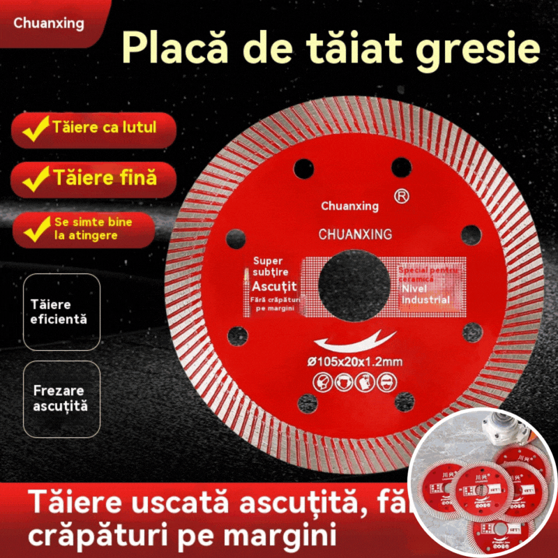 🔥Ειδική προσφορά περιορισμένης διάρκειας【Αγοράστε 1 και πάρτε 1 δωρεάν】🔥Εξαιρετικά λεπτές λεπίδες κοπής κεραμικών πλακιδίων
