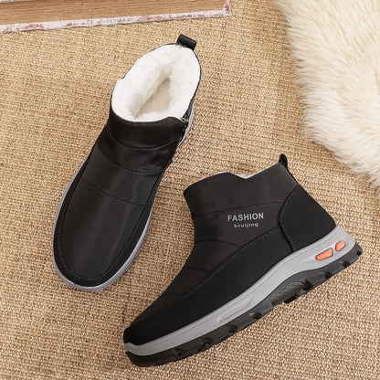 🔥30% KEDVEZMÉNY🔥【39-45】👟Férfi téli cipő: tiszta pamut, gyapjúbéléses, bársonyos és vastag szőrmés
