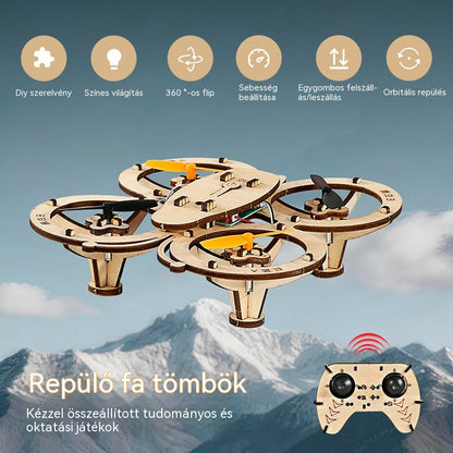 ✈️DIY Fa drónépítő készlet gyerekeknek
