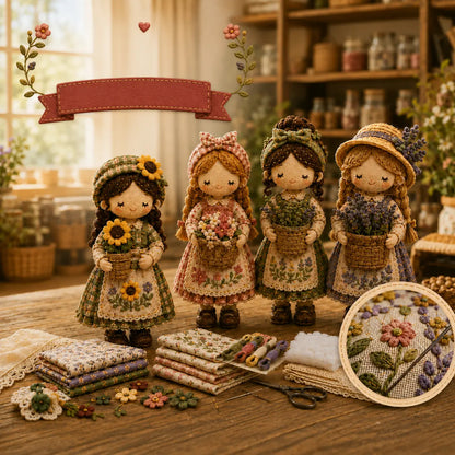 Poslední den: Využijte slevu 49 %!  Miniaturní patchworková sada ze série Miniature World.