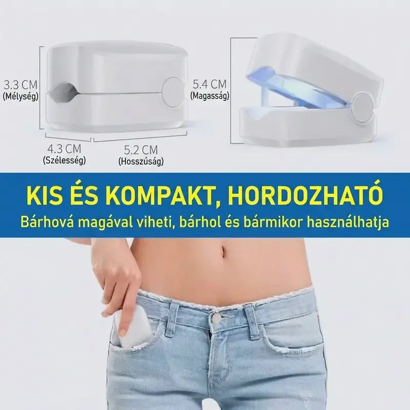 【🔥Top Eladó】2026 Új körömgomba kezelő eszköz, ultraibolya körömfény terápiás lámpa