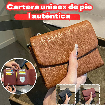 🔥⏰Portfel unisex Pebble wykonany z prawdziwej skóry z ochroną RFID🔥