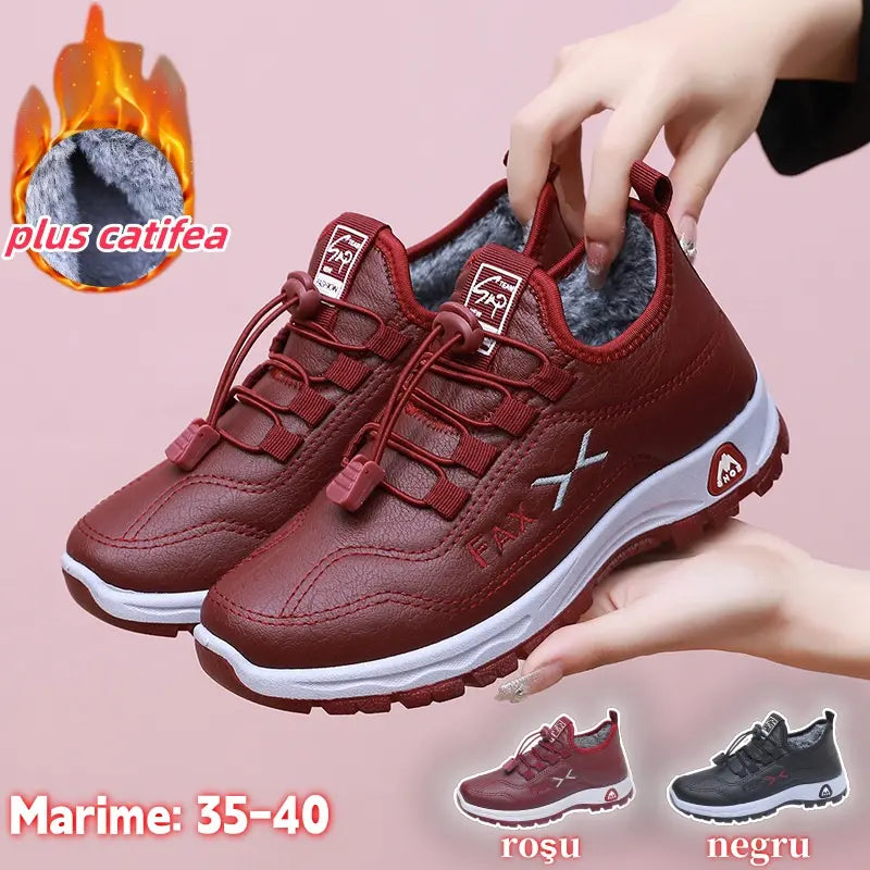 👢✨Pár topánok v cene 28 eur 【veľkosti 35-41】sú nové dámske jesenné a zimné vychádzkové topánky vyrobené z pravej kože, ručne vyrobené a podšité bavlneným flísom.