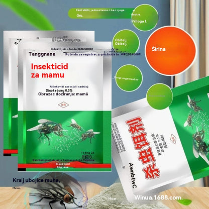 🦟【Kupite 5, dobijte 5 gratis】【10 pakiranja】Čarobni alat za suzbijanje štetočina na farmama; jedno pakiranje traje šest mjeseci.