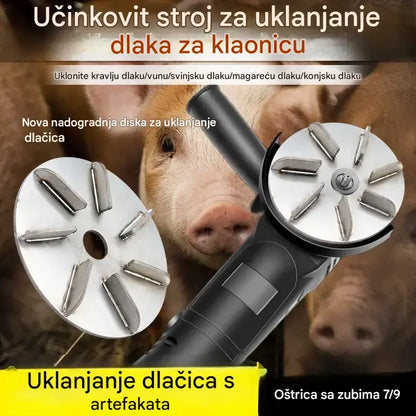 【45% OFF】🐖🐂🐏Disk od nehrđajućeg čelika za uklanjanje dlaka sa svinja, goveda i ovaca